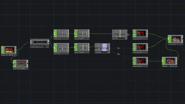 For audio data parsing and mapping, I split the music into frequency bands and mapped the different voices to the cube's attributes individually, allowing for size changes, color gradients, and motion adjustments driven by the rhythms of the audio signals at different frequencies.
